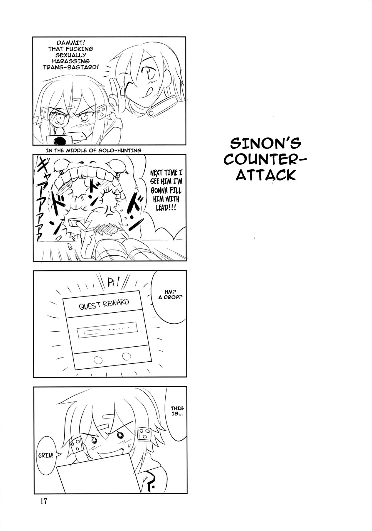 Hentai Manga Comic-Sinon On The Counterattack-Read-16